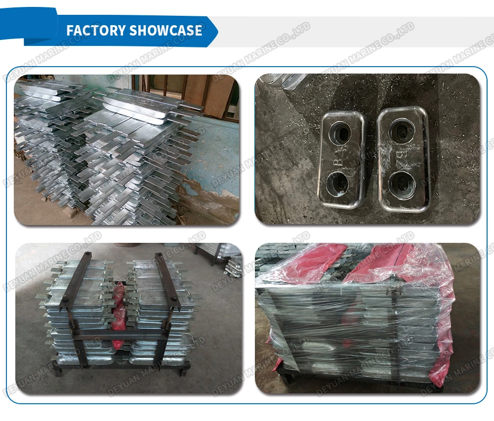 Aluminium Sacrificial Anode Al-Zn-in Alloy Cathodic Protection Anode